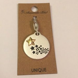 Amanda Blue Heart Felt Emotions Unique charm